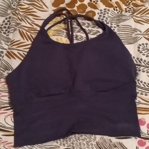 Grey-blue sports bra